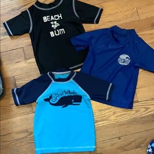 12 month Swim Shirts - lots of 3